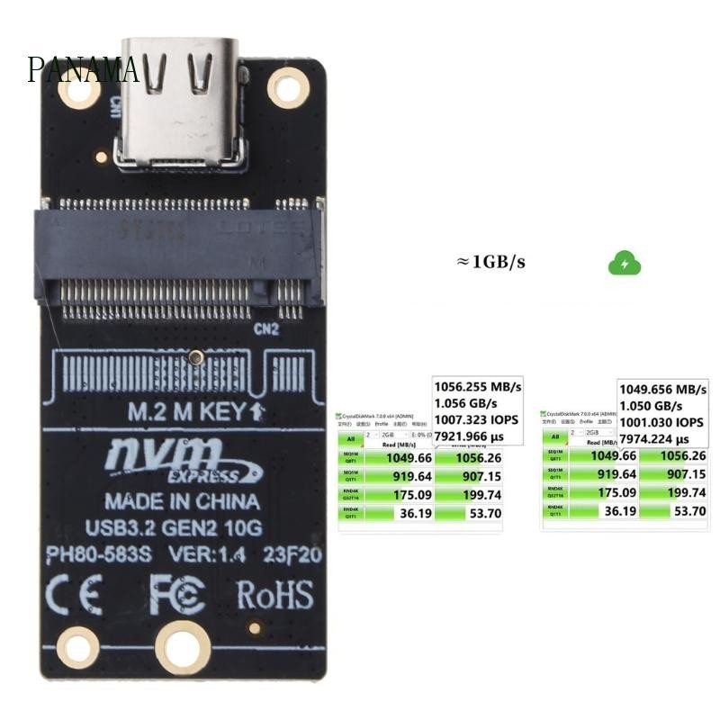 อะแดปเตอร์ NAMA Type-C เป็น M2 M2 NVMe SSD M 2 M-Key เป็น USB 3 1 Type ...