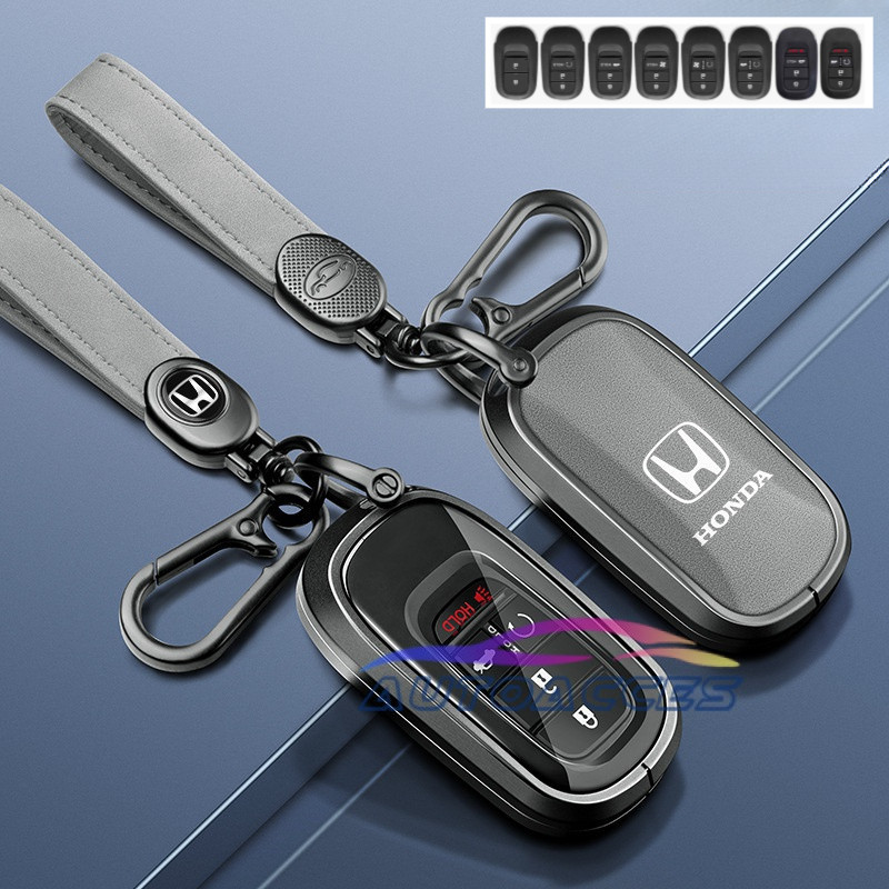 เคสกุญแจรีโมทรถยนต์ อะลูมิเนียมอัลลอย คุณภาพสูง สําหรับ Honda Civic RS ...