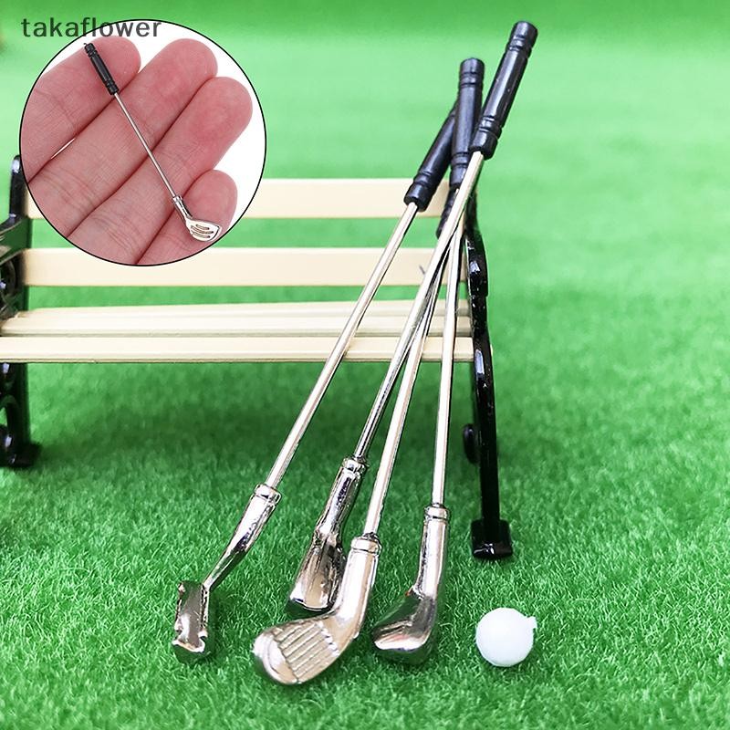 Takaflower 5 ชิ้น/เซ็ต Mini Golf Clubs ของเล่นแกล้งทําเป็นเล่น ...