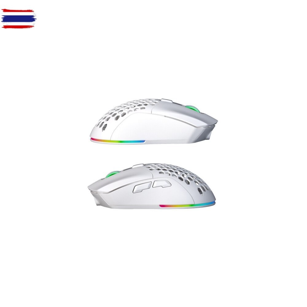 NUBWO NM-98 WHITE DUAL MODE WIRELESS GAMING MOUSE รัประกัน 1year ...