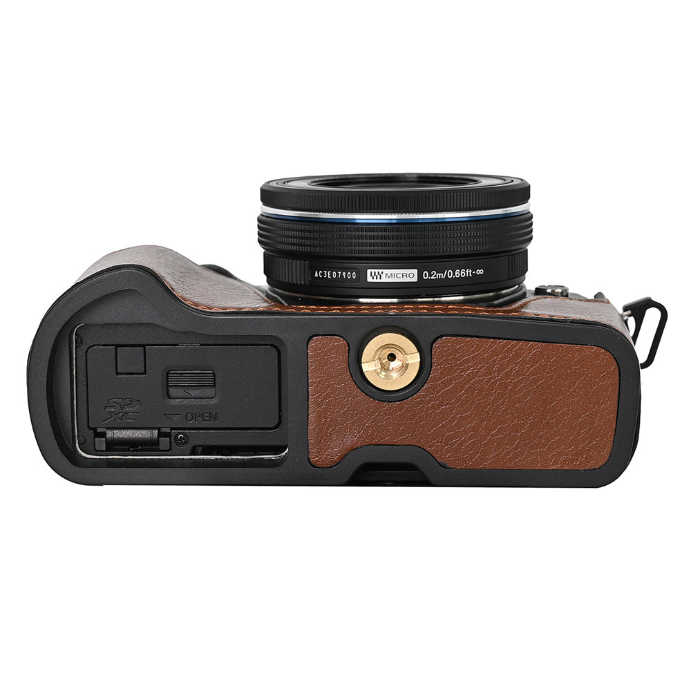 Em10iv เคสหนัง PU ป้องกันกล้อง สําหรับ Olympus OM-D OMD E-M10 Mark IV 4 ...