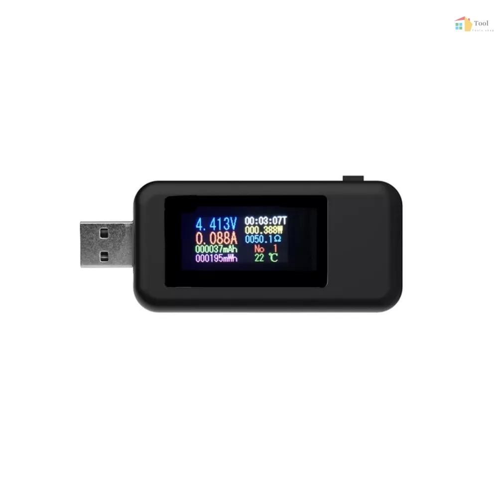 เครื่องทดสอบแอมมิเตอร์ หน้าจอ Lcd Usb 10 Usb In1 18 ลิตร | Shopee Thailand