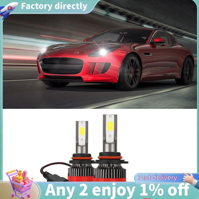 E7-2 ชิ้นไฟหน้ารถ Led 8000LM Hi/Lo DC9-30V 9006 รถ Super Bright Far และ ...