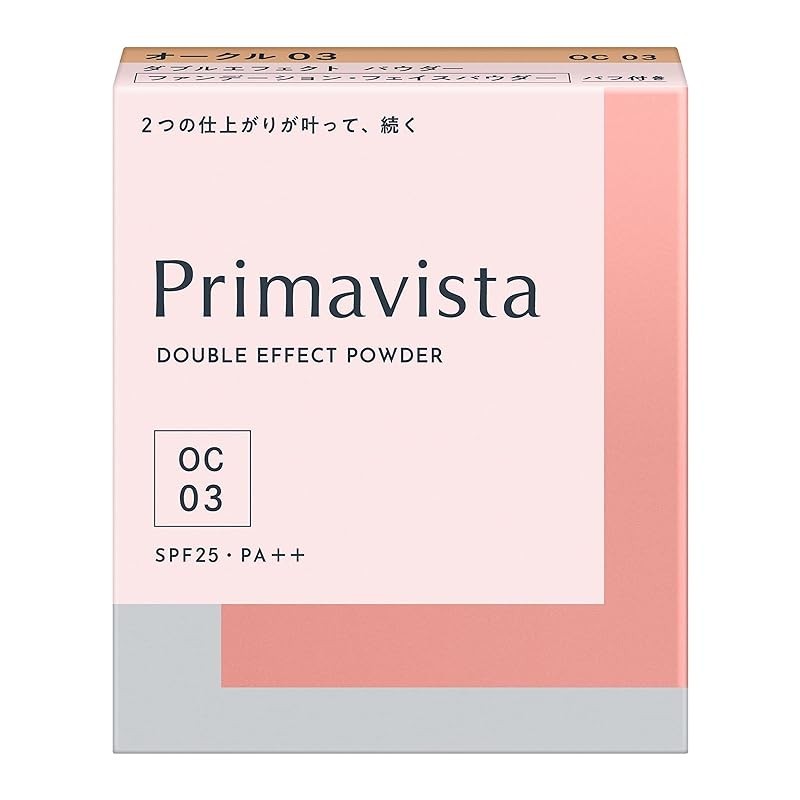【ส่งตรงจากญี่ปุ่น】Prima Vista Double Effect Powder Ochre 03 SPF 25 PA++ ...