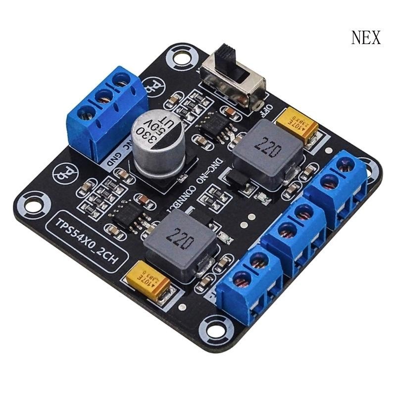 Nex TPS5430 โมดูลควบคุมพาวเวอร์ซัพพลาย เอาท์พุท ขั้วบวก ลบ แบบคู่ ...