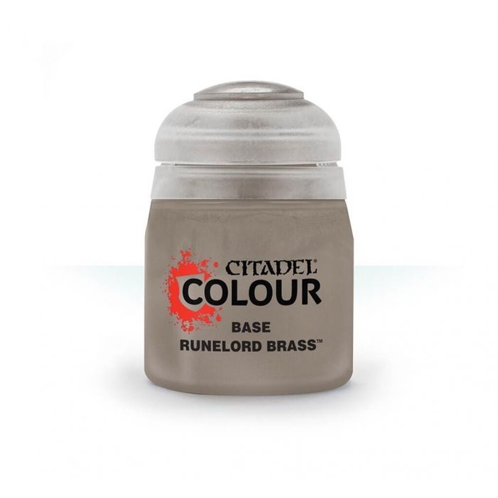 Peinture Citadel Layer : Runelord Brass - Acrylique Haute Qualité Pour Figurines Warhammer Et Miniatures