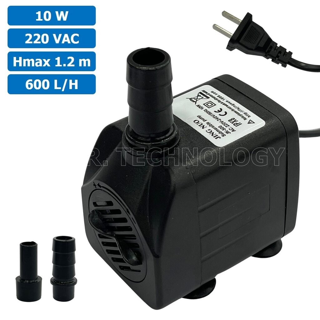 JING NUO ปั๊มน้ำ ปั๊มแช่ ปั๊มพัดลมไอเย็น 220V 3W/4W/5W/8W/10W/16W/20W ...