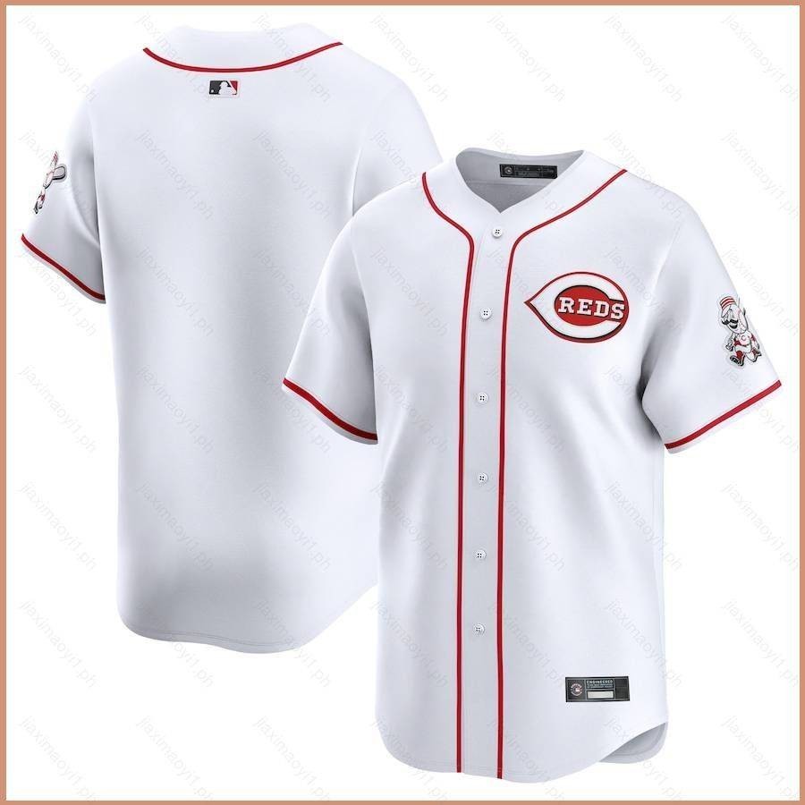 เสื้อคาร์ดิแกนเบสบอล แขนสั้น ลายทีม Cincinnati Reds 23 20242025 MLB