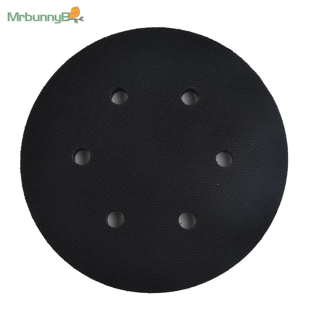 150mm 6 Soft Foam Interface Pad 8 Holes Hook & Loop Orbital Sander