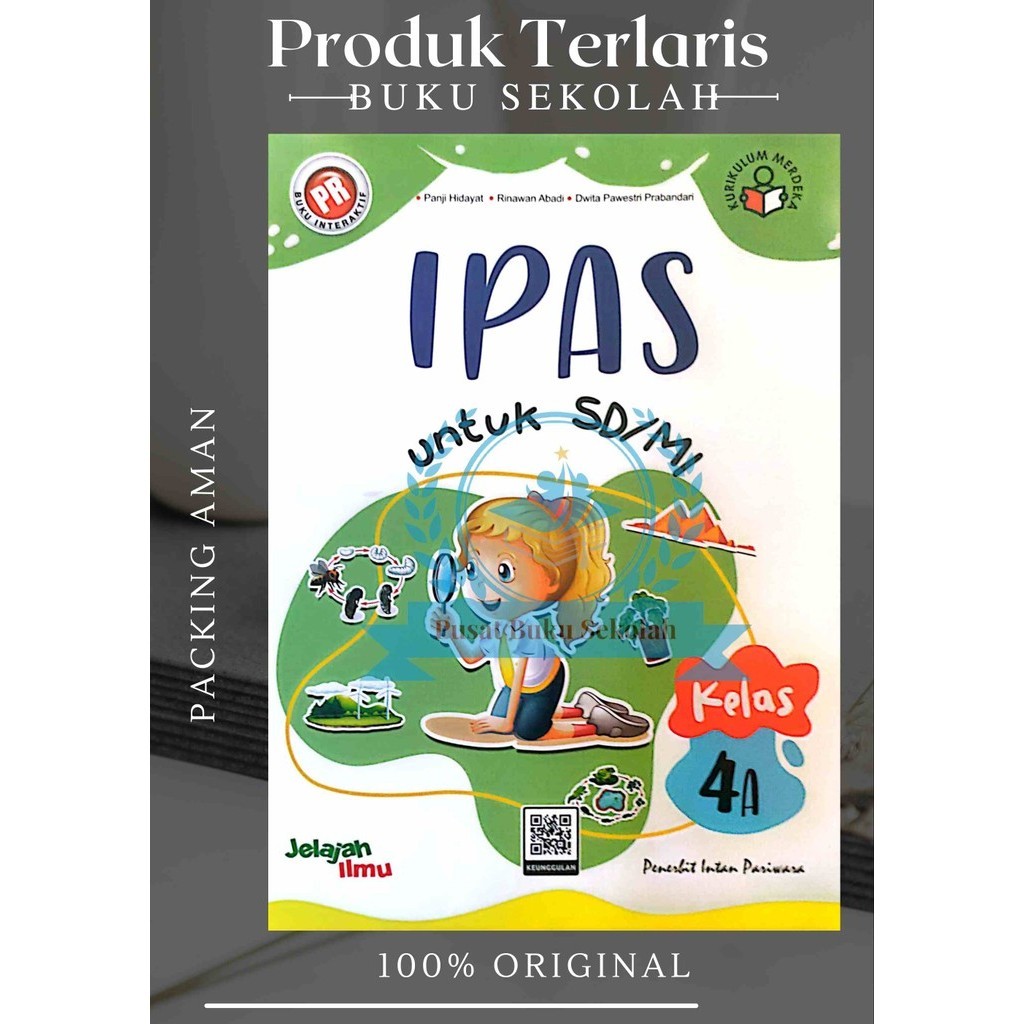 หนังสือ Pr/lks IPAS Book Class 4 SD/MI Semester 1 The Latest Intan