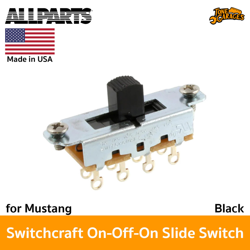 Allparts Switchcraft® On-Off-On Slide Switch for Mustang | Shopee Thailand