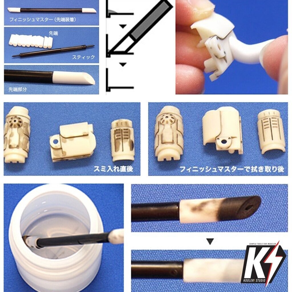 RUBYSTICK แปรงฟองน้ำเมลามีน ใช้สำหรับเช็ดสีตัดเส้นกันพลา #เช็ดเลนส์ ...