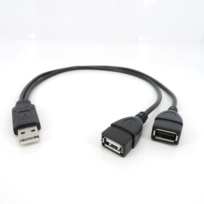 Usb2.0 ชาย 2Dual USB หญิง splitter Double USB 2.0 3.0 Extension A-male ...