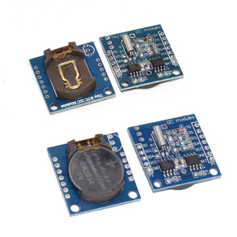 โมดูลนาฬิกาเรียลไทม์ I2C RTC DS1307 AT24C32 สําหรับ AVR ARM PIC Tiny ...