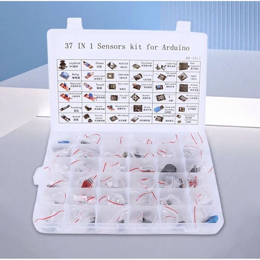 37 in 1 Sensor Module Kit ชุดรวมเซนเซอร์ 37 แบบ พร้อมกล่อง สำหรับ ...