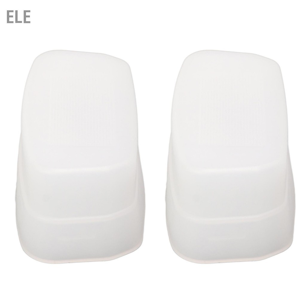 ELE 2 ชิ้น Bounce Dome Diffuser กล้องดิจิตอลสีขาวแฟลช สำหรับ 320EX แฟลช ...