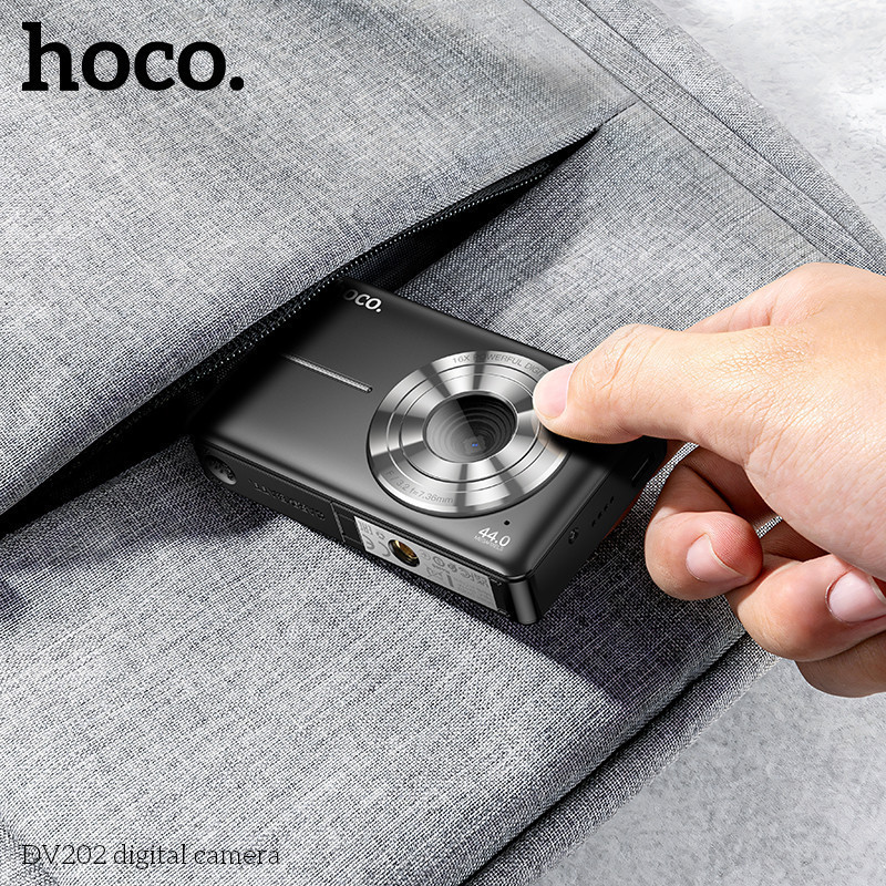 Hoco DV202 กล้องดิจิตอล Digital Camera ความละเอียด 44 MPS หน้าจอ HD IPS ...