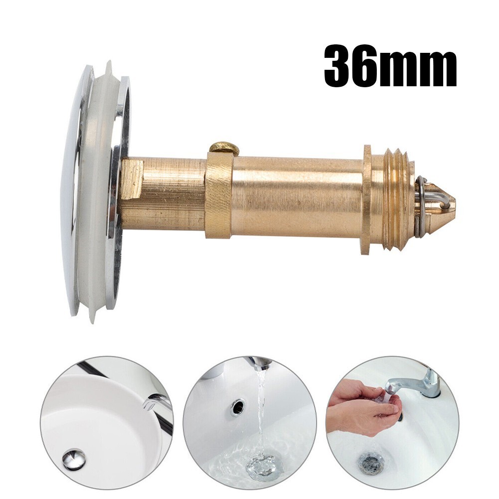 【Sunnylife 】 36 มม . Tap Pop-Up Basin Waste Chrome Sink Push Button ...