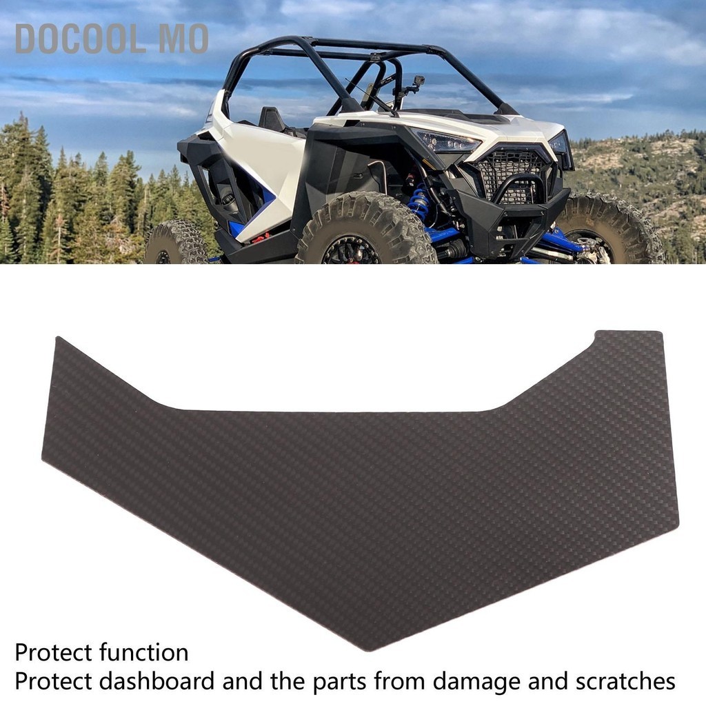 Docool Mo UTV Dashboard Trimคาร์บอนไฟเบอร์น้ำหนักเบาเรียบพื้นผิวสำหรับ ...