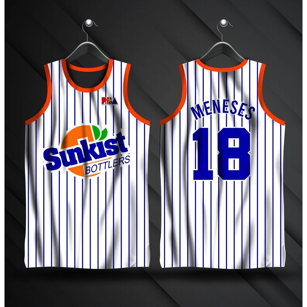 เสื้อเกราะ PBA RETRO | SUNKIST VERGEL MENS 18 BASKETBALL JERSEY ฟรีปรับ ...