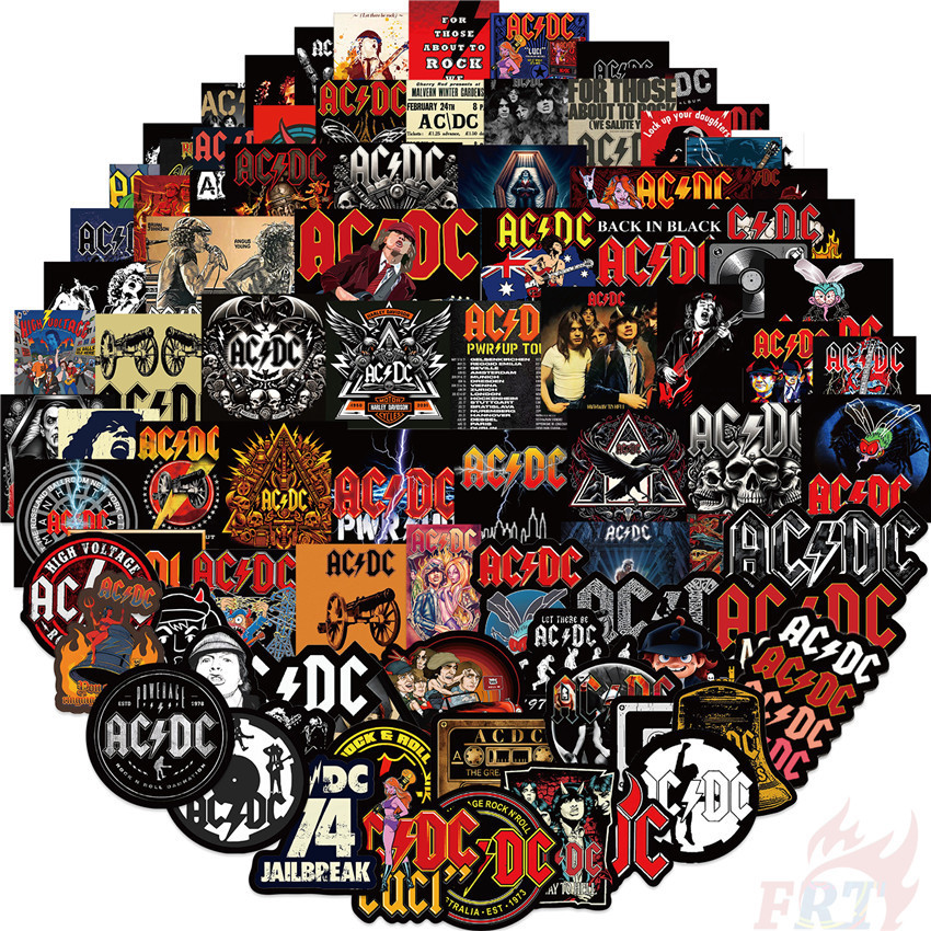 100 ชิ ้ น/ชุด วงร ็ อค สติ ๊ กเกอร ์ AC/DC กันน ้ ํา DIY แฟชั ่ น ...