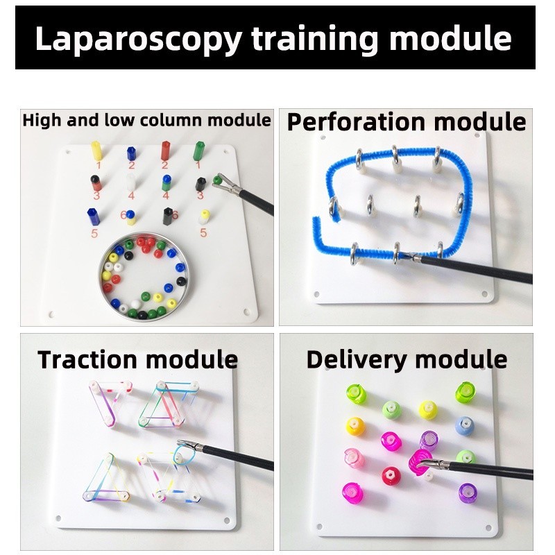№Laparoscopic Simulator Training Module อุปกรณ์เสริม Laparoscopy ...