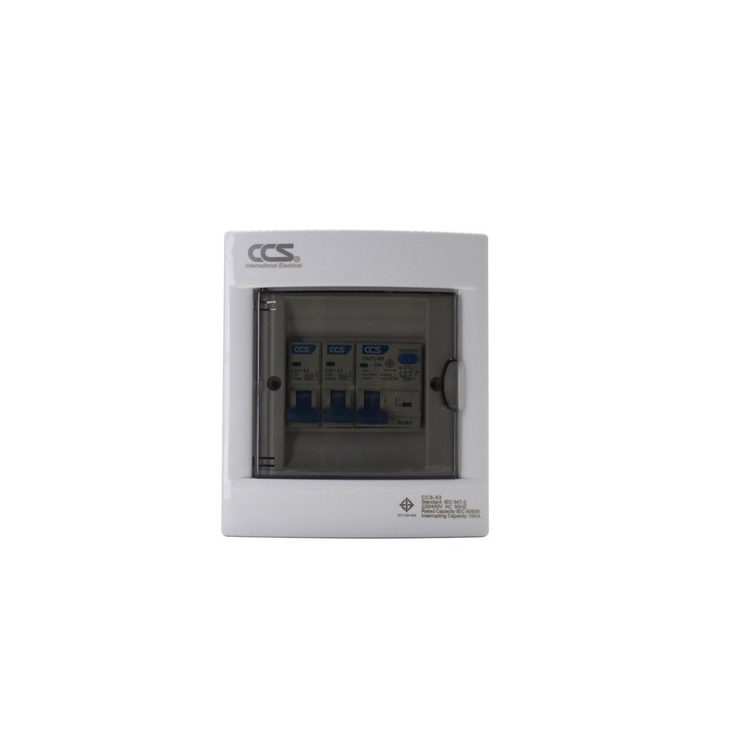 ตู้คอนซูเมอร์ Consumer Unit ตู้ครบชุด 2 ช่อง กันดูด+ลูกเซอร์กิต ...