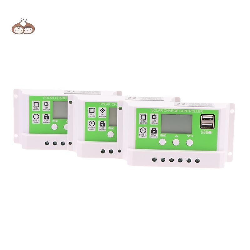 Bef 10A 20A 30A PWM Solar Charge Controller 12V 24V อัตโนมัติ Solar ...