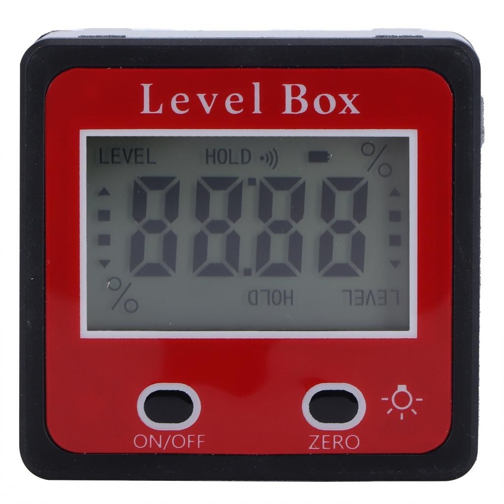 Level Box Angle Meter Portable Inclinometer for Leveling Tiles Shelves ...