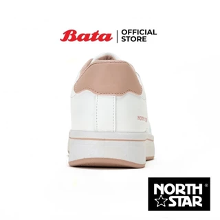 โปรโมชั่น Flash Sale : Bata บาจา by North Star รองเท้าผ้าใบสนีคเกอร์แบบผูกเชือก ดีไซน์เท่ห์ สำหรับผู้หญิง สีเขียวอ่อน 5207080 สีขาว 5201080