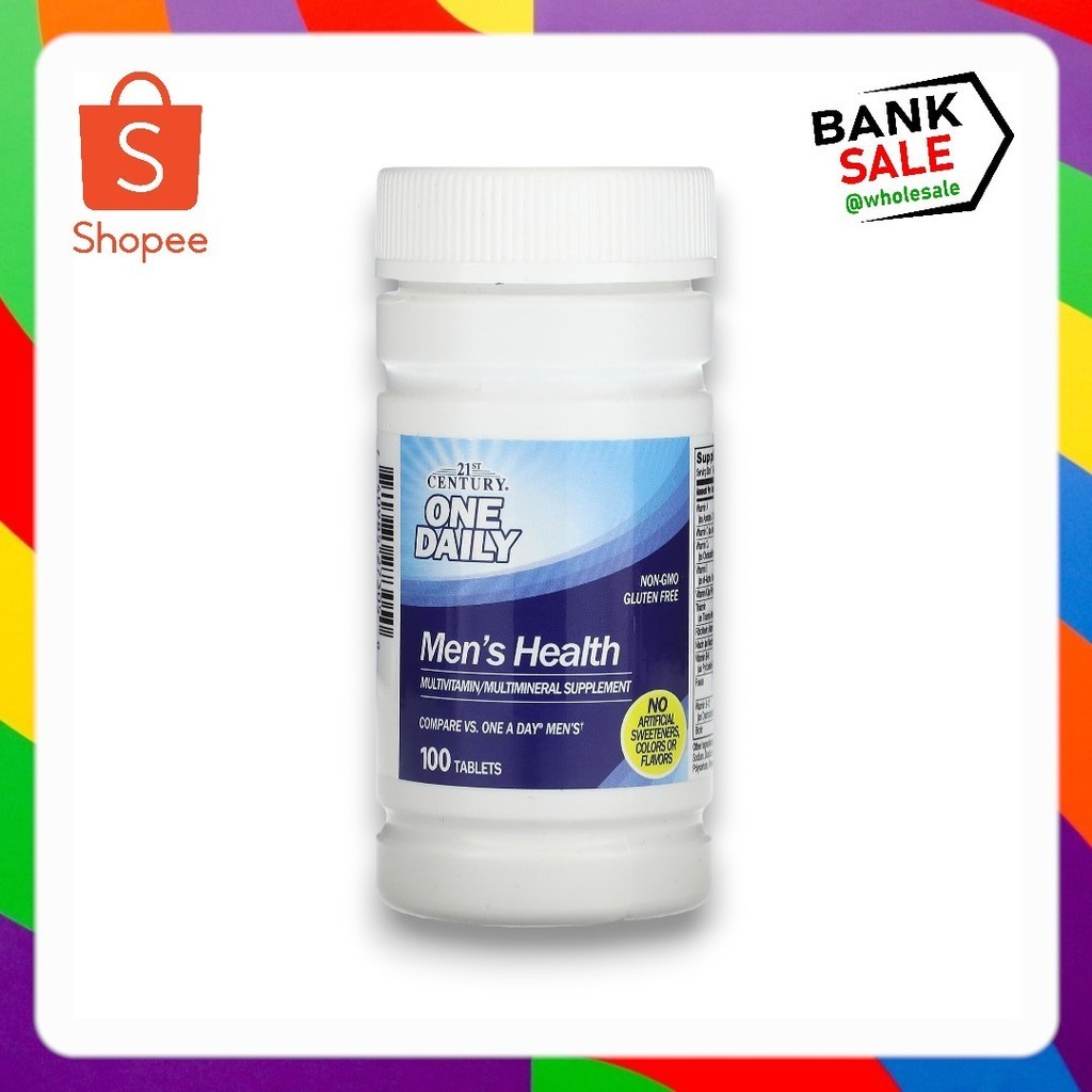 21st Century One Daily Men's Health 100 Tablets Shopee Thailand