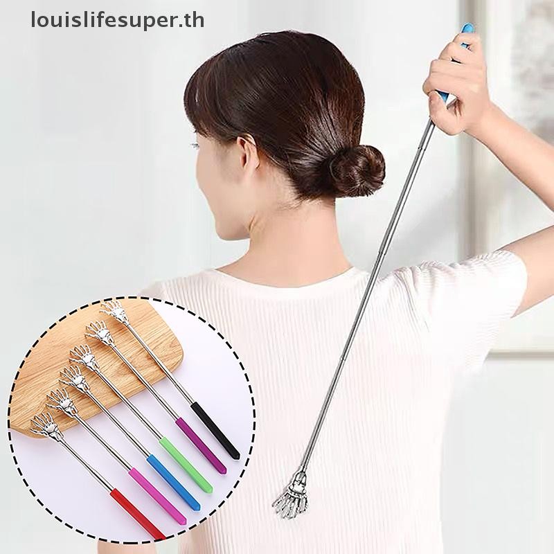 Lls สแตนเลส Back Scratcher Telescopic Back Itch Scratcher สําหรับ Old ...