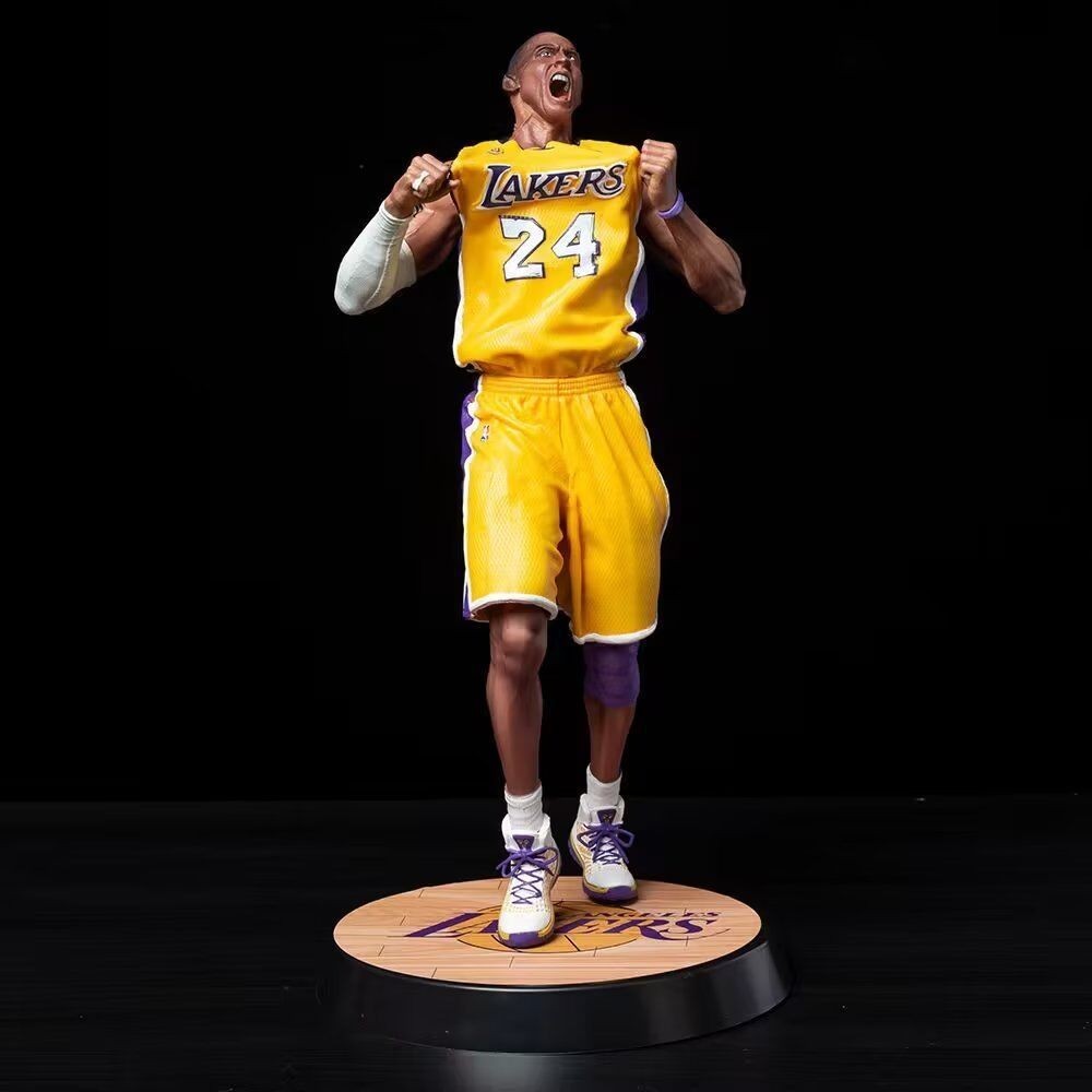 โมเดลฟิกเกอร์ รูปปั้นบาสเก็ตบอล NBA Lakers Kobe Victory Scream 1/6 Yq6w ...