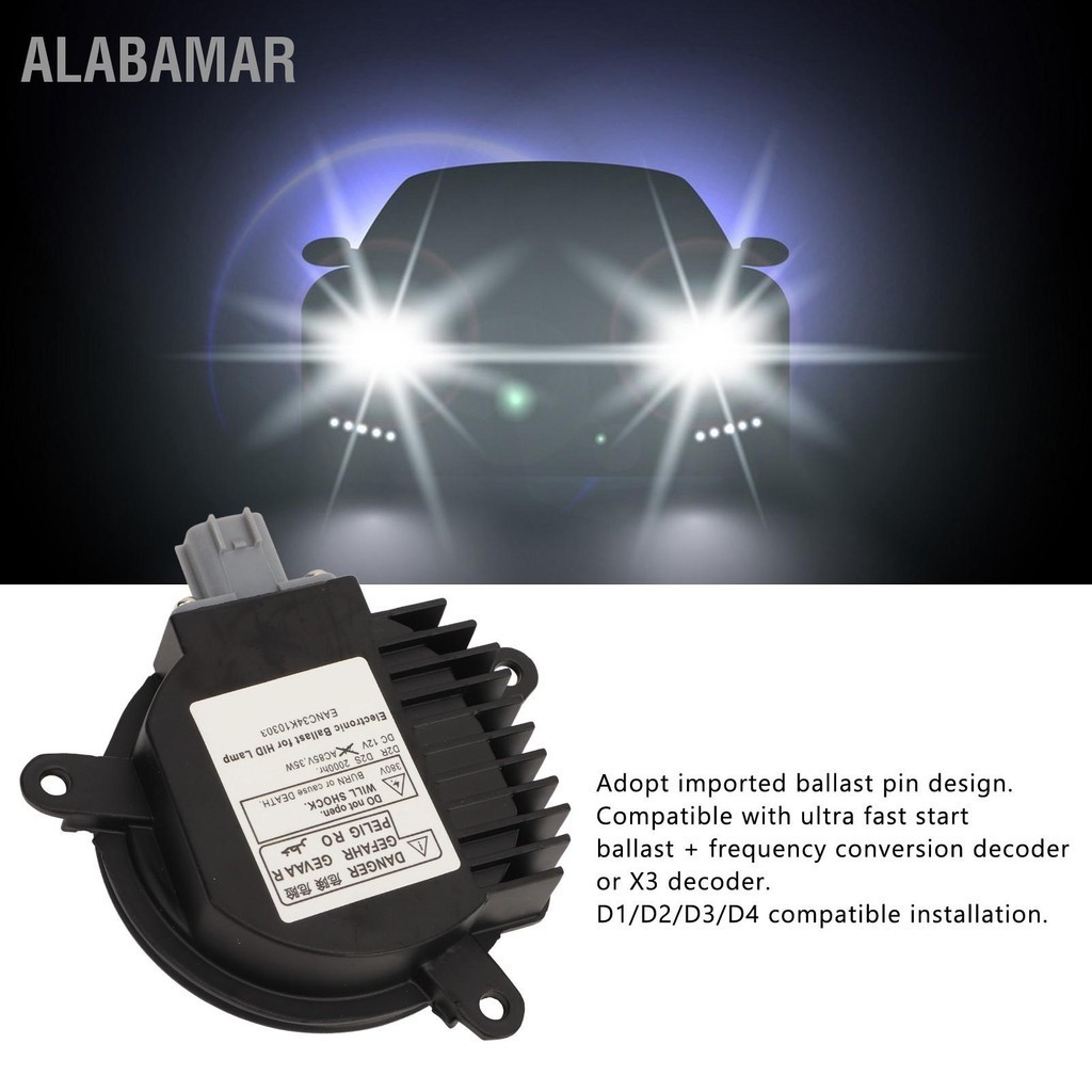 ALABAMAR Xenon HID Ballast EANA090A0350 ไฟหน้าชุดควบคุมสำหรับ Infiniti