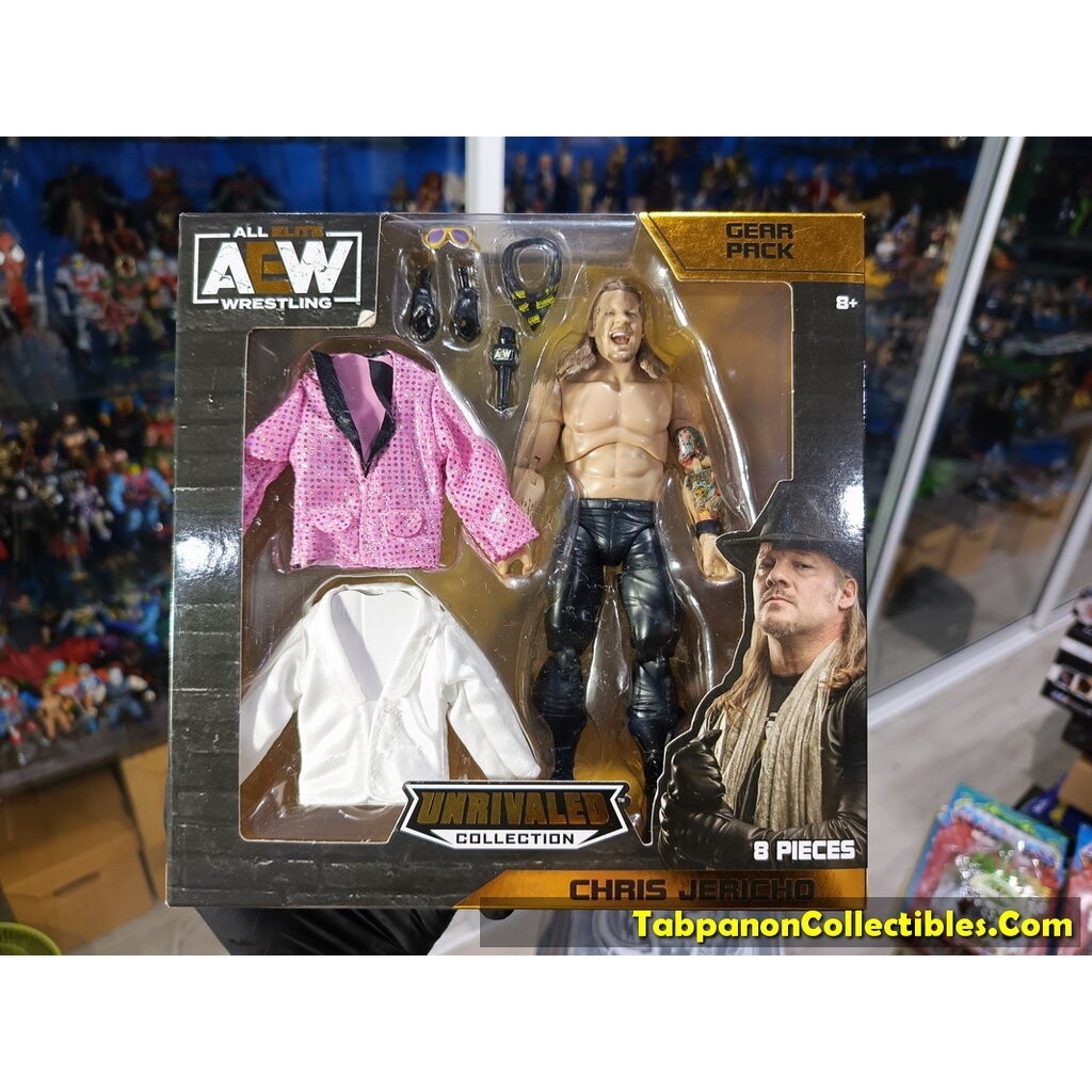 [2021.12] Jazwares AEW Gear Pack Chris Jericho w/ Accessories | Shopee ...