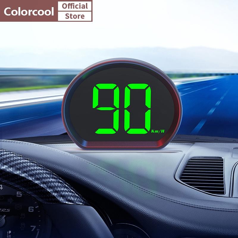 Th LED Digital Speedometer รถ Head-Up Display Universal ยานพาหนะ ...