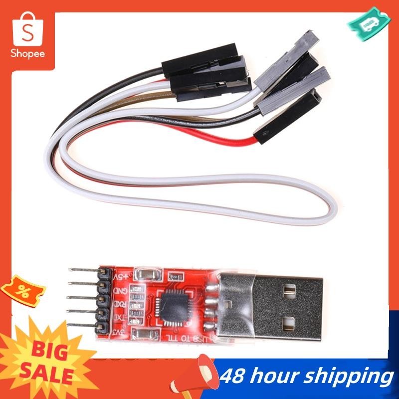 พร้อมส่ง โมดูล Cp2102 Usb เป็น Ttl Serial Uart Stc ดาวน์โหลดสายเคเบิล