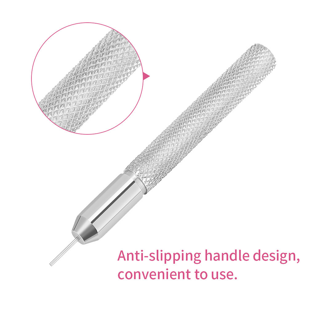 Master Sculptor 2 ขนาด Body Piercing Needle Pusher 316L ผู้ถือเหล็กเจาะ