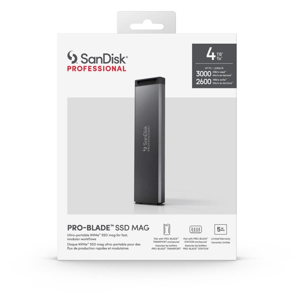 PRO-Blade SSD Mag 1TB 2TB 4TB - Portable & Modular NVMe SSD Mag