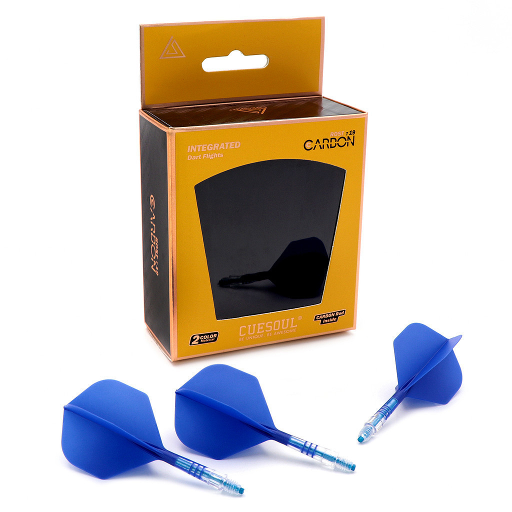 Set 3 Aste Freccette CUESOUL ROST T19 - Carbonio, Ala Grande, Nero E Rosso - Foto 11