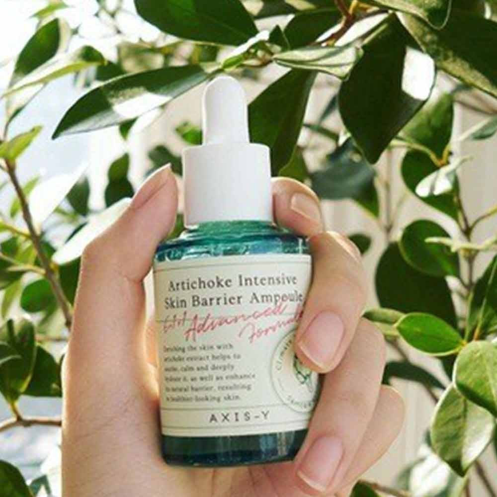 AXIS-Y Ampoule de barrière cutanée intensive à l'artichaut 30ml main image 1