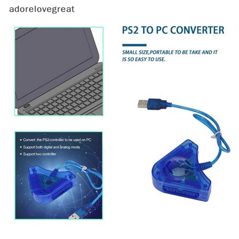 Alt USB Dual Player Converter อะแดปเตอร์สําหรับ PS2 USB เกมคอนโทรลเลอร์ ...