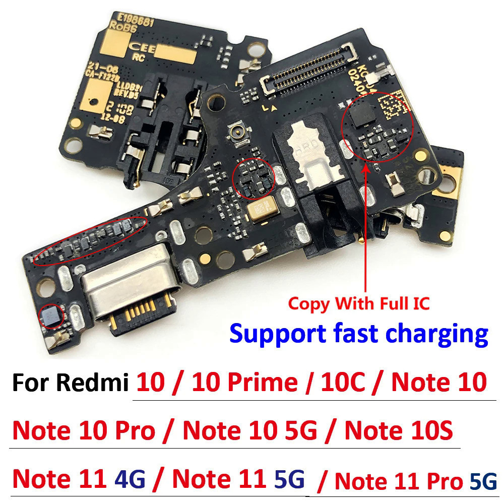 USB อะไหล่ มือถือ แพรก้นชาร์จ ตูดชาร์จ Xiaomi Poco M3 Pro Redmi 10C ...