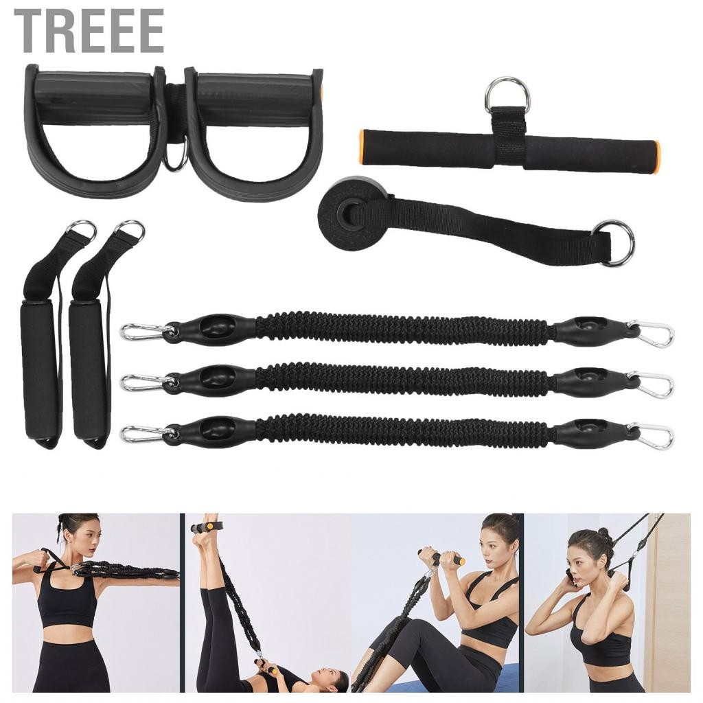 Treee Foot Elastic Pull Rope Pedal Resistance Band ประสิทธิภาพสูงแรงดึง ...
