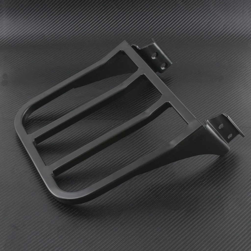 BB Motorcycle Sissy Bar Backrest Luggage Rack Rear Carrier Black ...