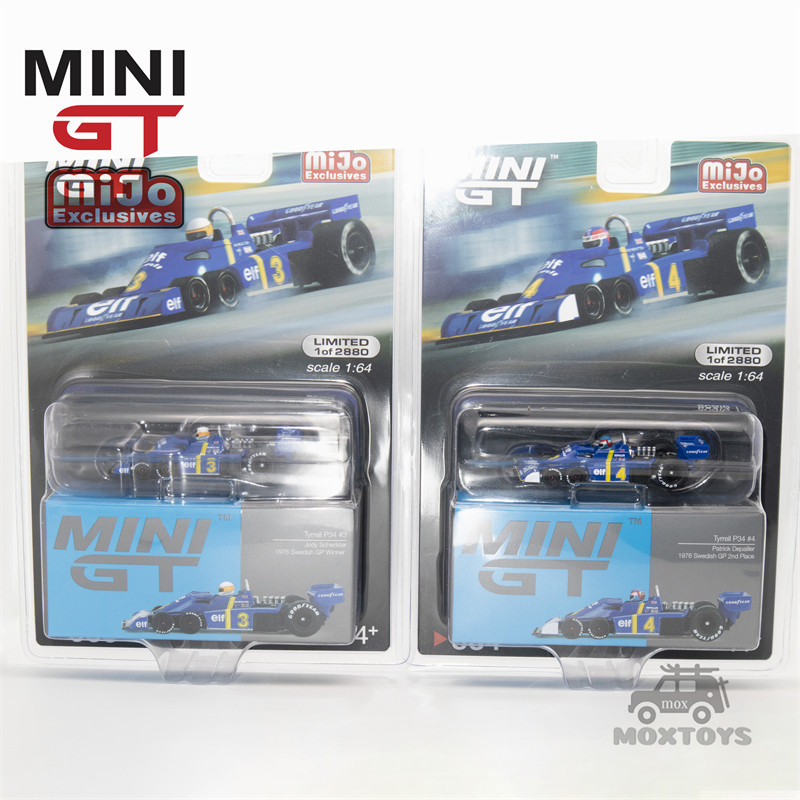 Mini GT 1:64 Tyrrell P34 #3 Jody Scheckter 1976 Swedish GP Winner - M & J Toys Inc. Die-Cast Distribution | Specializing in Die-cast Collectibles Since 1987