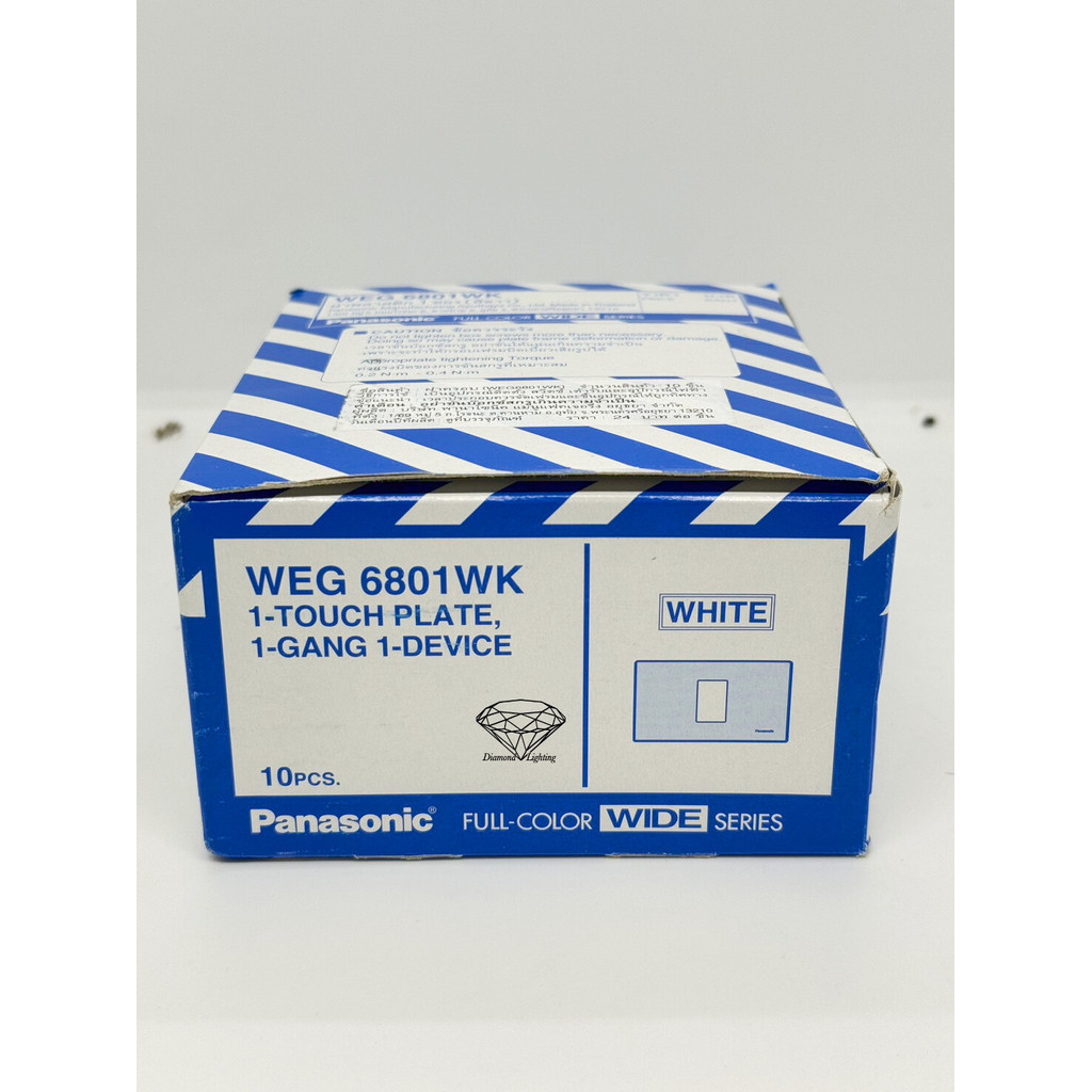 Panasonic หน้ากาก ฝาเมจิก ฝาฝัง 1 ช่อง พานาโซนิค รุ่น WEG 6801 รุ่นใหม่ ...