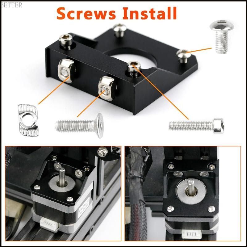 Bett อัพเกรดโลหะ Z Axis Stepper Motor ตัวยึดติดตั้งแบบคงที่สําหรับ ...