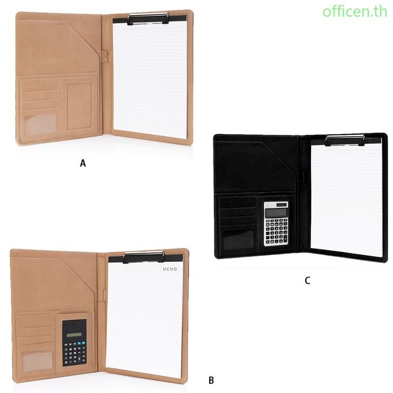 Cen A4 Leather Conference File Folder Document Manager Organizer พร้อม ...