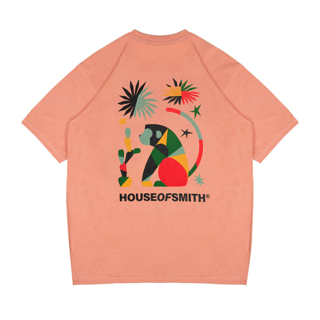 เสื้อยืดแขนสั้น พิมพ์ลาย House of Smith Trokey Salmon สําหรับผู้ชาย